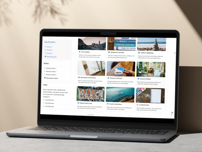 How to Build a Notion Life Dashboard That Actually Works