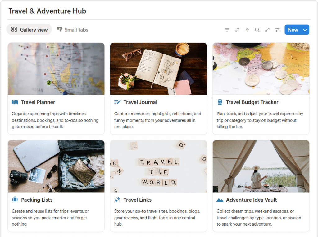 Travel Planner Notion Template