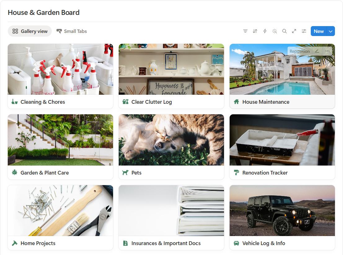 Home & Garden Notion Template