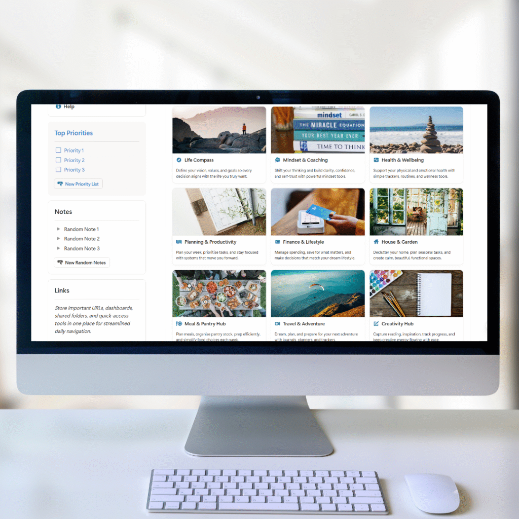 Life Dashboard in Notion
